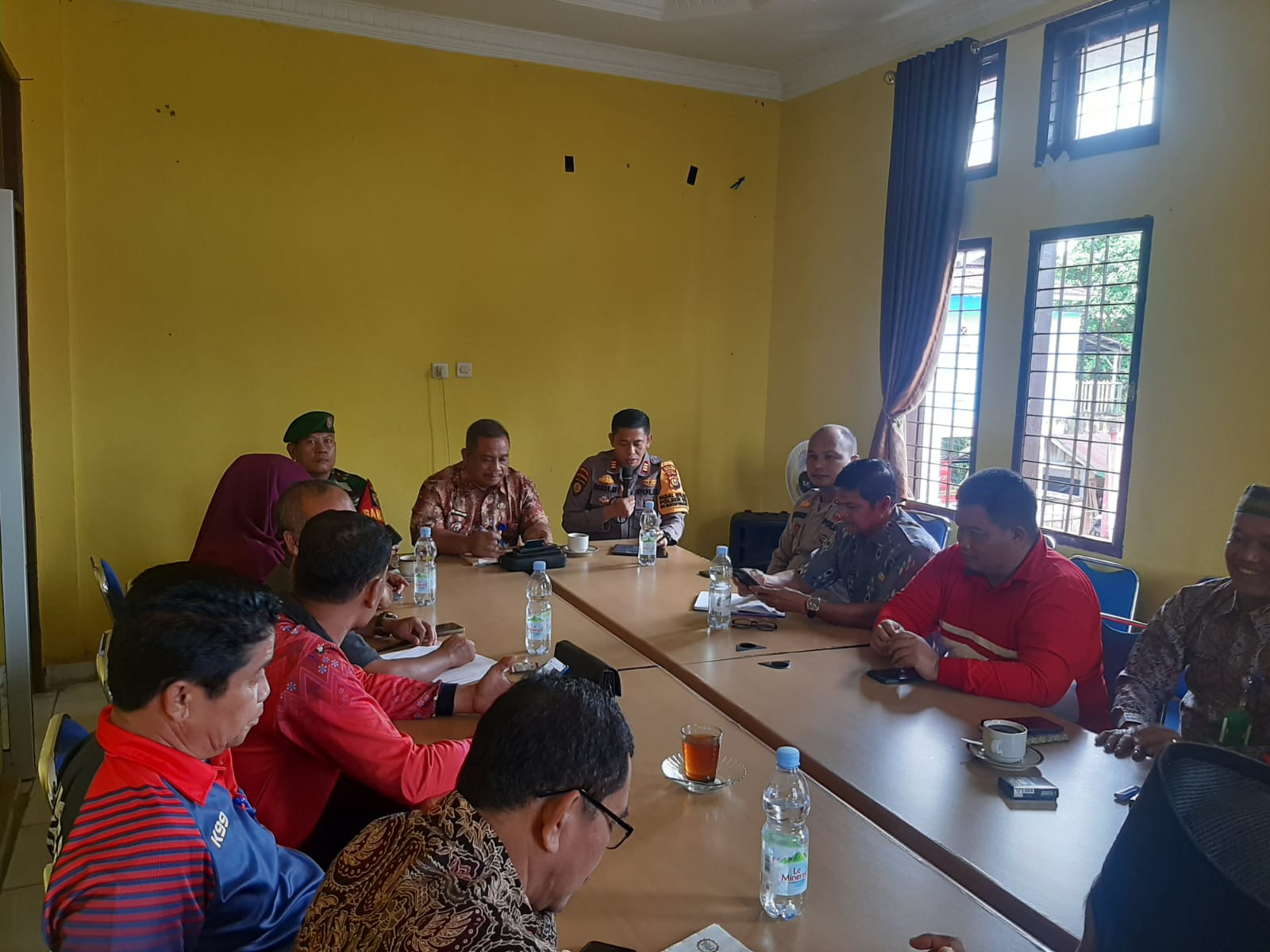 Polsek Ukui Perkuat Sinergi untuk Ketahanan Pangan Demi Pilkada Damai