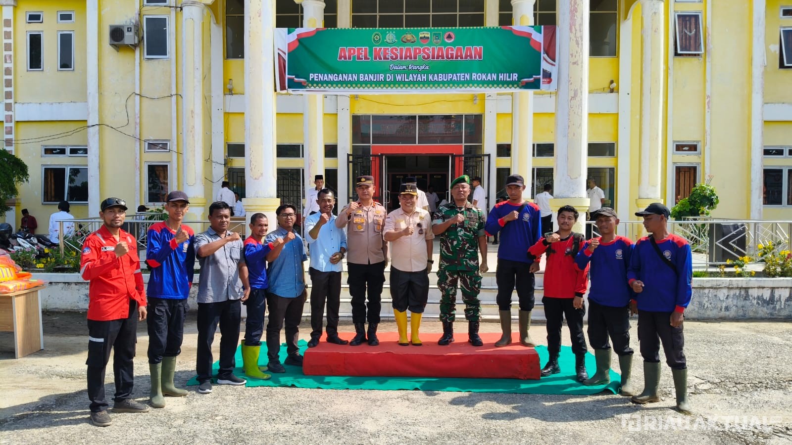 Polres Rohil Kerahkan 13 Polsek Siaga Ancaman Banjir