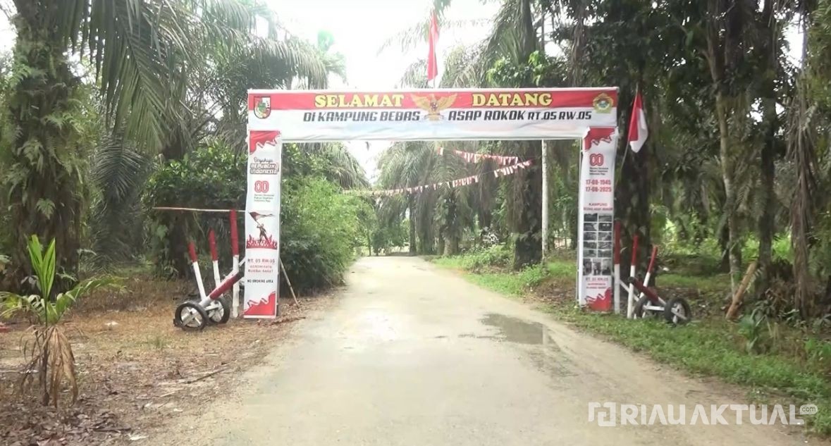 Kampung Bebas Asap Rokok di Pekanbaru Jadi Inspirasi Hidup Sehat