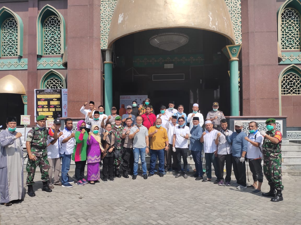 Dewan Dapil VI Kompak Cegah Covid 19 di Kecamatan Senapelan dan Payung Sekaki