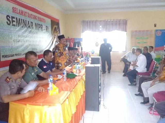 Sosialisasi 4 Pilar MPR RI di Pekanbaru, ini kata Idris Laena