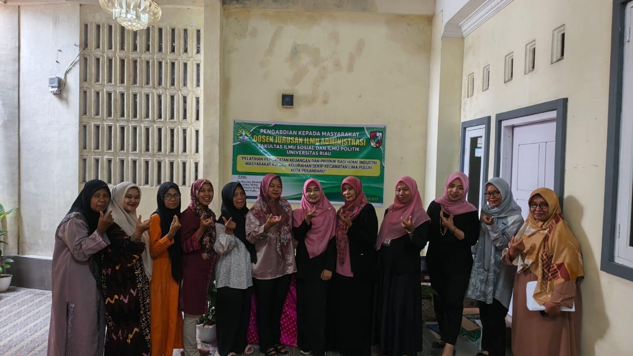 Dosen FISIP UNRI Gelar Pelatihan Produk dan Keuangan, Dorong Warga Jadi Wirausaha Mandiri