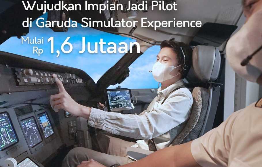 Akibat Lesunya Penerbangan, Garuda Buka Bisnis Sewa Simulator Pesawat bagi Masyarakat Umum
