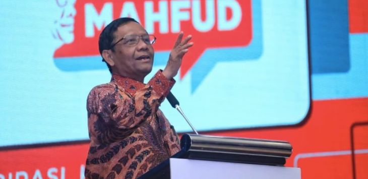 Mahfud: Mudah-mudahan Pak Tito Jadi Presiden, Bu Khofifah Wakilnya