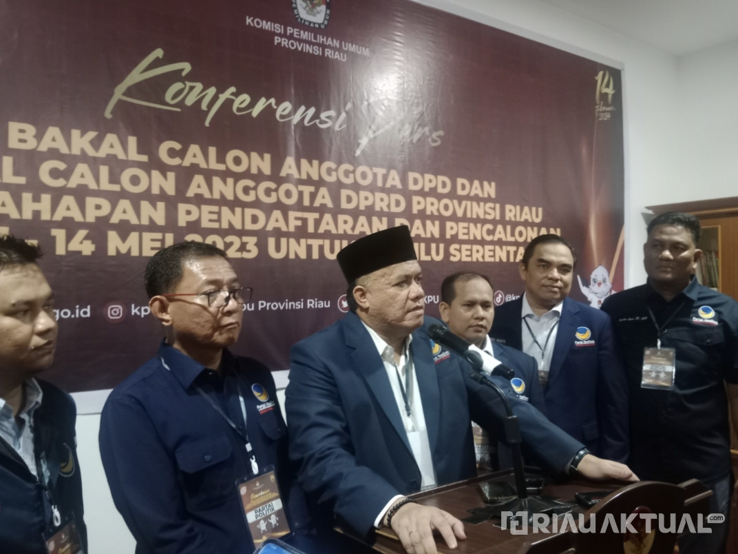 Daftarkan 65 Bacaleg ke KPU Riau, NasDem Targetkan 13 Kursi di DPRD Riau