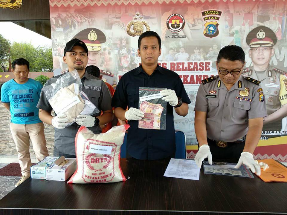 Dua Pelaku Perampok WNA di Pekanbaru Diciduk