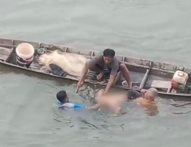 Pemuda Asal Kualu Tewas Terseret Arus Sungai Kampar, Diduga Kram Saat Berenang