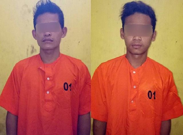 Mencuri di Kantor Desa, 2 Pemuda Inhil ini Diamankan Polisi