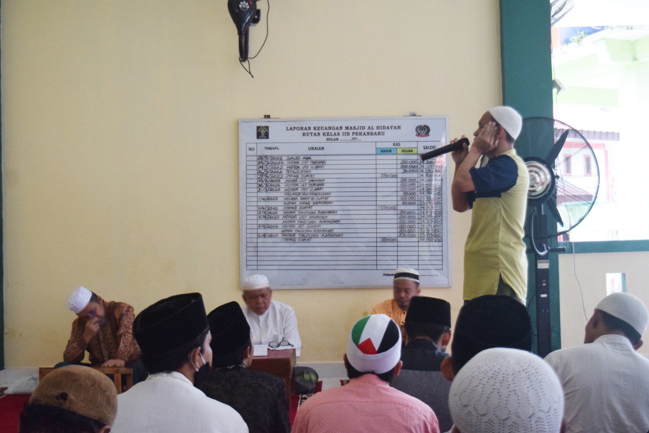 Sambut Hari Bhakti Permasyarakatan, Puluhan Warga Binaan Rutan Kelas I Pekanbaru Ikuti Lomba Adzan