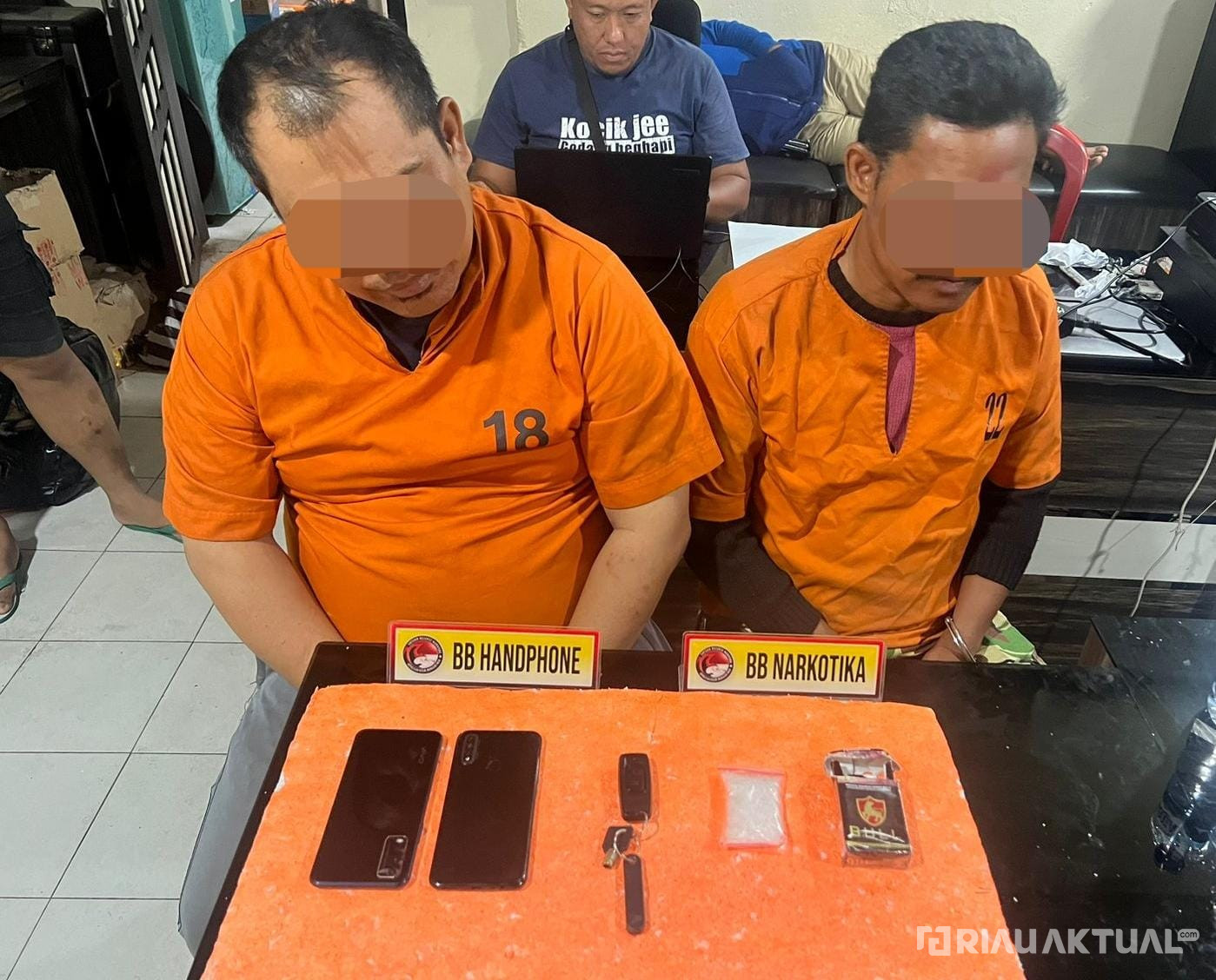 Dua Oknum Anggota Polisi yang Ditangkap di Inhil Berperan Sebagai Pengedar