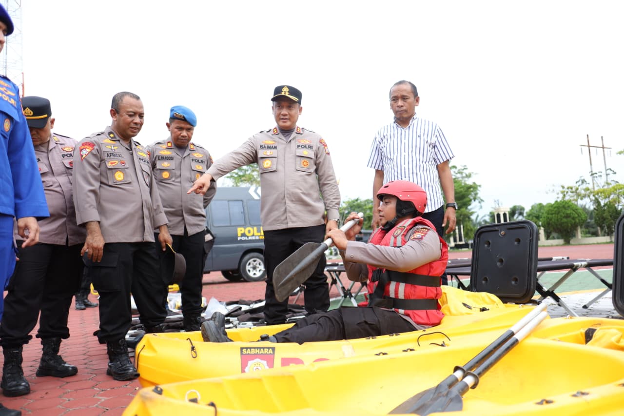 Masuki Musim Hujan, Ini yang Dilakukan Kapolres AKBP Isa Imam Antisipasi Banjir di Rohil