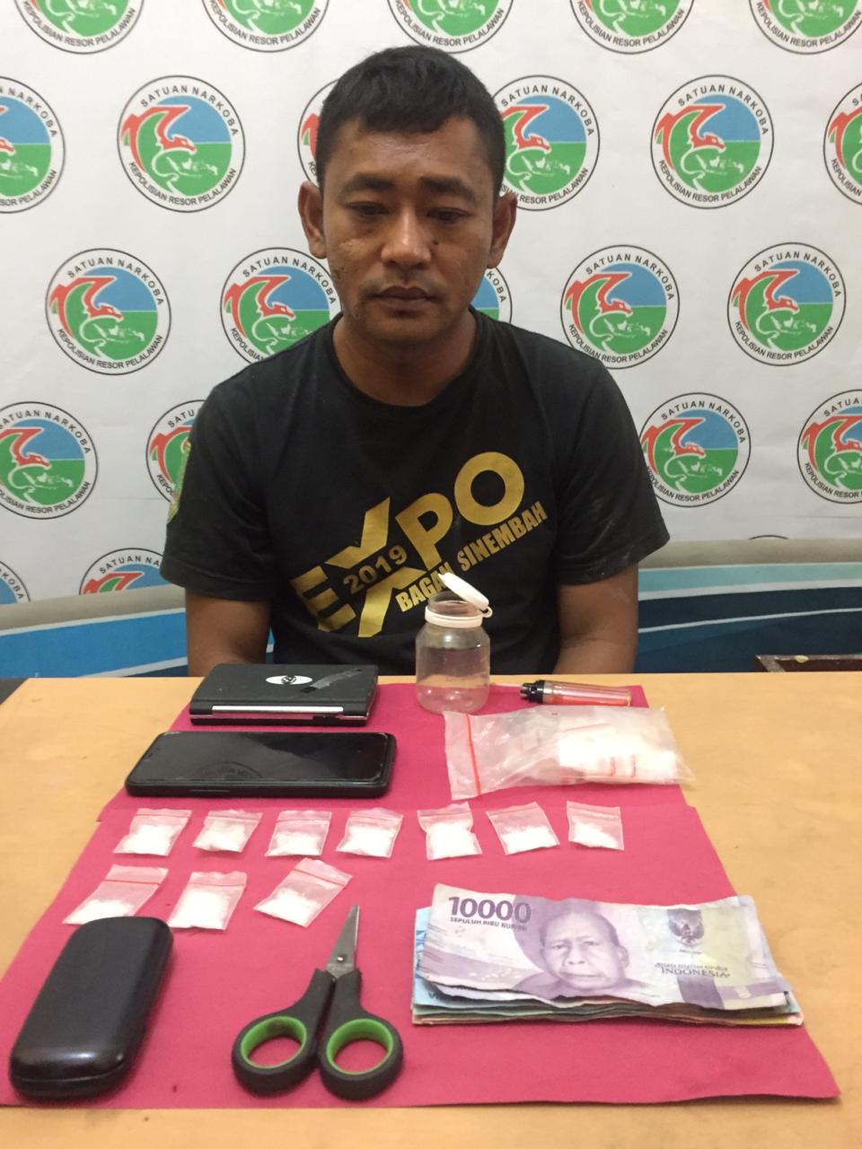 Satu Pelaku Diduga Bandar Sabu di Pelalawan Ditangkap 