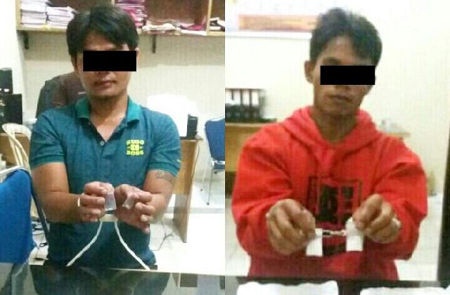 2 Pengedar Narkoba Ditangkap Polres Kampar