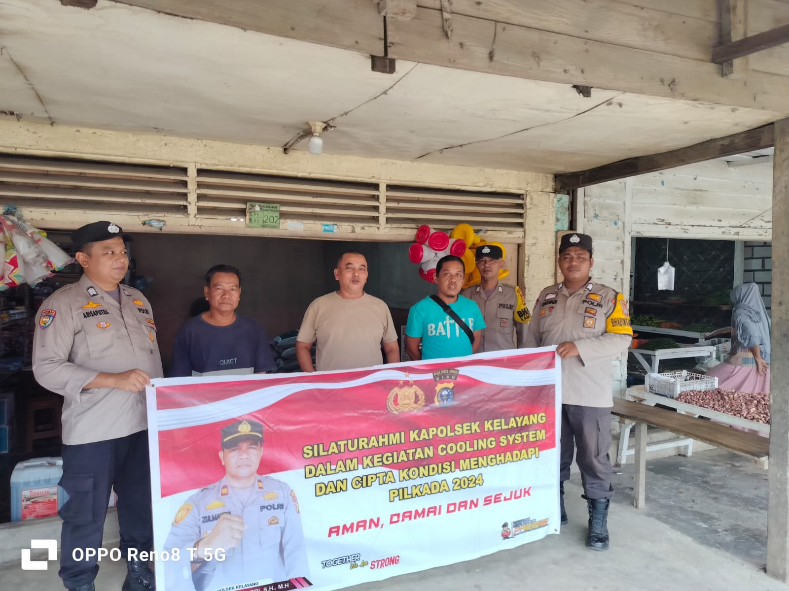Polsek Kelayang: Gunakan Hak Suara dan Jangan Timbun Sembako