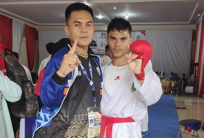 Proprov Kuansing, Kontingen Siak Cabor Karate Berhasil Mendapatkan Mendali Emas