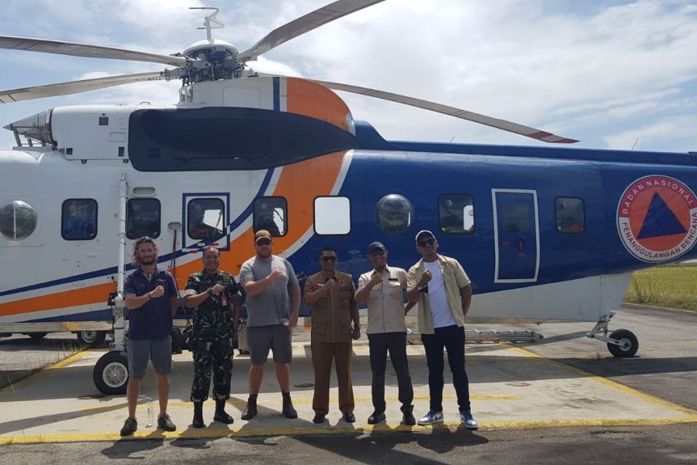 3 Helikopter Bantu Padamkan Karhutla di Riau