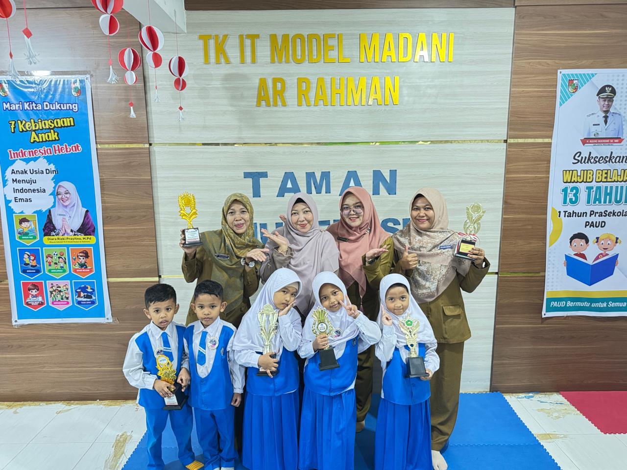 TK IT Arrahman Borong 6 Piala di Gebyar IGTKI–PGRI Sukajadi