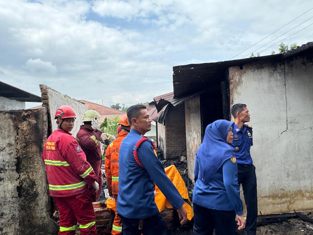 Kebakaran di Tangkerang Utara, Satu Korban Tewas Terjebak dalam Rumah