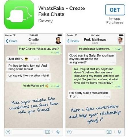 WhatsFake bisa bikin screenshot WhatsApp palsu
