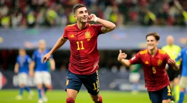 Brace Ferran Torres Kubur Mimpi Italia Sandingkan Juara Eropa dengan Trofi UNL