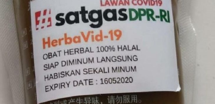 Satgas Covid-19 Impor Jamu China untuk Obati Pasien Corona, Padahal Semua Bahannya Ada di Indonesia