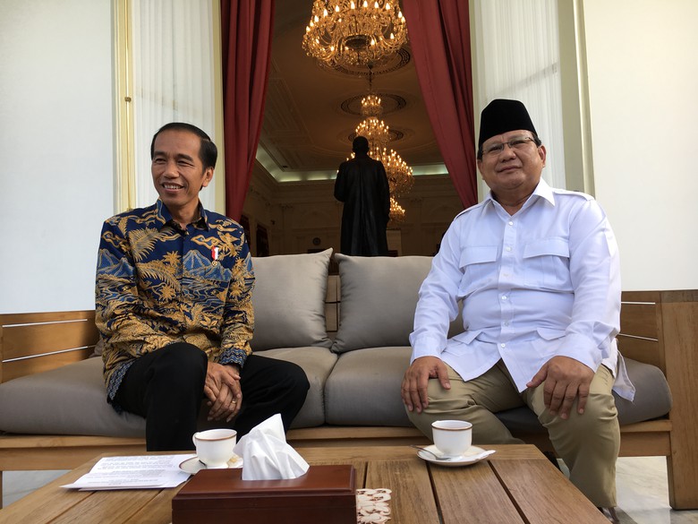 Peta Kekuatan Sementara Jokowi Vs Prabowo untuk Pilpres 2019