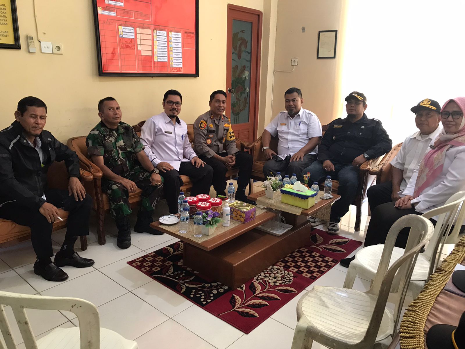 Cegah SARA dan Hoax Jelang Pemilu, Polsek Dumai Kota Jalin Silaturahmi