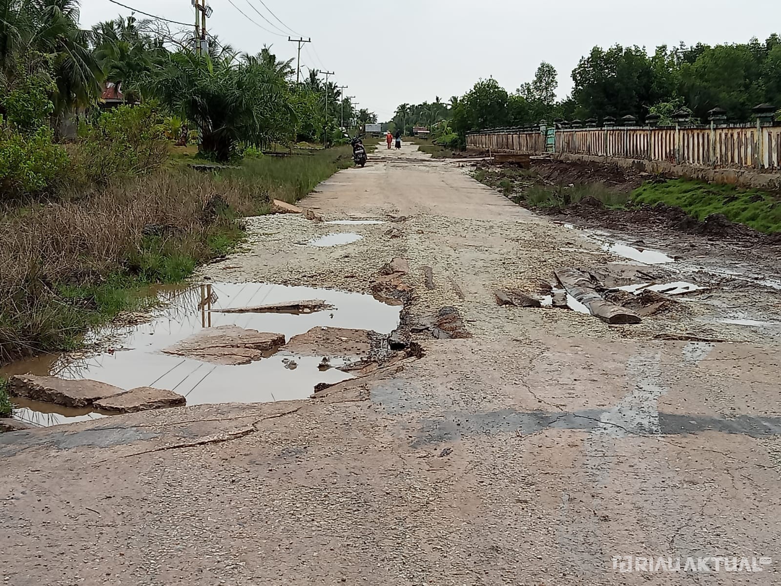 Warga Berharap Jalan Poros Penghubung antar Desa di Bengkalis Diselesaikan Dalam 2 Tahun