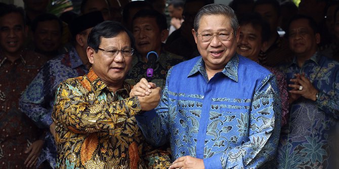 SBY Nyatakan Dukung ke Prabowo