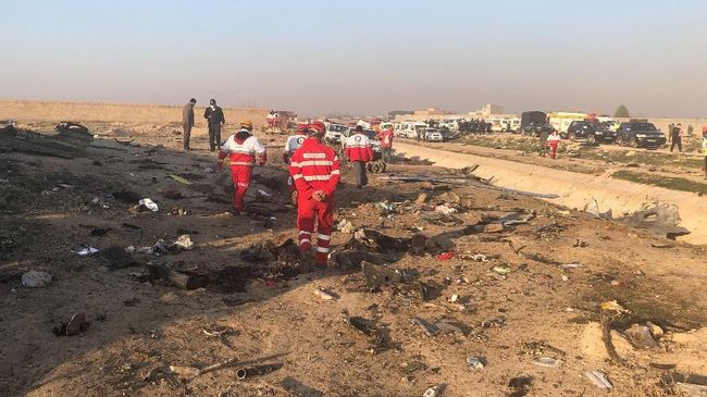 Pesawat Ukraina yang Jatuh di Iran Baru Lepas Landas dari Bandara Imam Khomeini