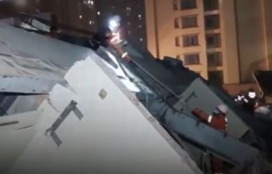 Waduh! Hotel Ambruk, 70 Pasien Suspect Virus Corona Tertimbun