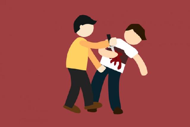 Terbakar cemburu, seorang jagal tusuk pria yang bonceng istrinya