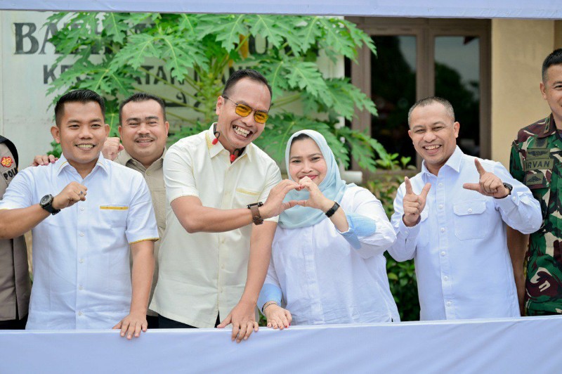 Kasmarni dan Bagus Santoso Hadiri Deklarasi Pilkada Damai 2024 di Bengkalis