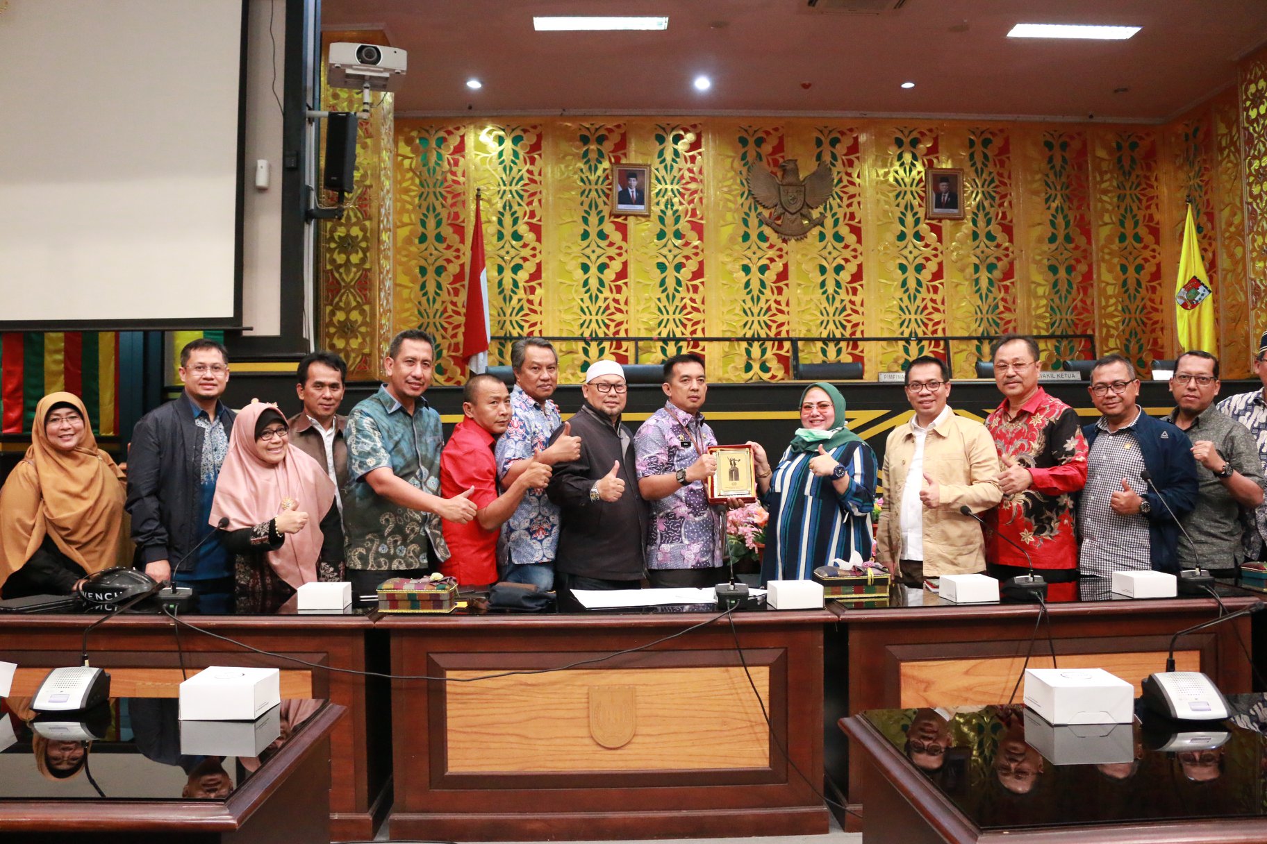Bahas Tatib Dan Jadwal Banmus, 54 Anggota DPRD DKI Datangi DPRD Pekanbaru