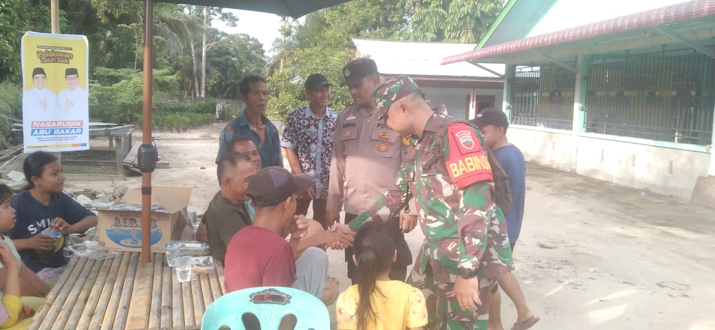 Di Desa Segati, Polisi Ingin Pilkada Berjalan Tanpa Konflik