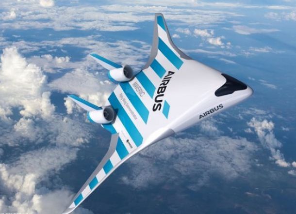 Sayap Menyatu Airbus Perkenalkan Desain Pesawat Baru