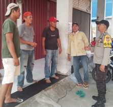 Polsek Tembilahan Hulu Sosialisasi dan Imbauan Pemilu Damai 2024 ke Masyarakat