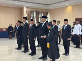 Perkuat Kinerja Organisasi, Imigrasi Pekanbaru Lantik Pejabat Baru