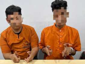 Pemilik Warung di Kampar Nyambi Jual Narkoba, Dua Pengedar Ditangkap Polisi