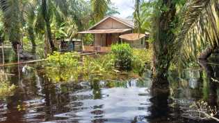 Banjir di Siak Kecil Masuki Hari ke-9, BPBD Bengkalis Evakuasi 30 KK