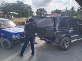 Beberapa Kendaraan Kabur saat Polisi Datangi SPBU Sungai Jering di Kuansing