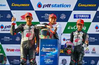 Tampil Dominan, Pebalap Astra Honda Raih Double Podium TTC 2023