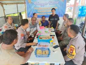 Melalui Minggu Kasih, Polsek Dumai Kota Sampai Pesan Pemilu Damai
