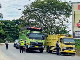 Gakkum Penumbar Dishub Riau di Kampar Tilang 86 Kendaraan
