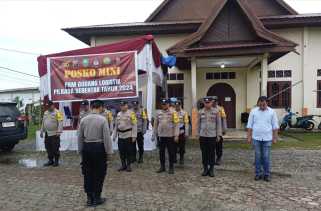 Pasca Pemungutan Suara, Polsek Minas Perketat Keamanan Gudang Logistik Pilkada 2024