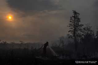 57 Titik Panas Terdeteksi di Riau, Terbanyak di Kuansing