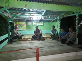 Satkamling Efektif Cegah Gangguan Kamtibmas, Polsek Bangko Pusako Gelar Patroli Malam