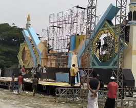 Astaka MTQ Pekanbaru Diduga Dijarah Pengungsi Rohingya