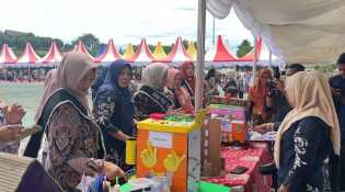 Gebyar PAUD dan Lomba Membatik Warnai HUT Rohul