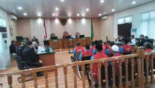 Sidang Perdana 12 Terdakwa Kerusuhan PT SSL Digelar di PN Pekanbaru
